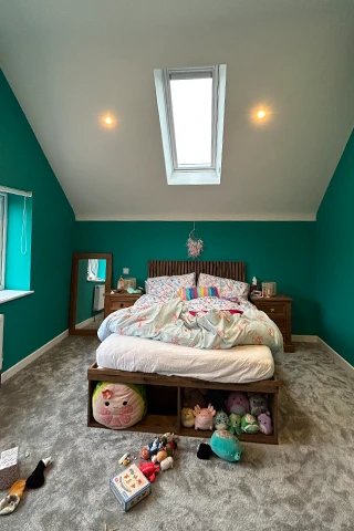 New Bedroom in a home extension Holton Oxfordshire